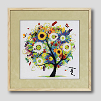 クロスステッチ刺繍額装-462