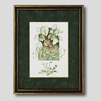 クロスステッチ刺繍額装-464