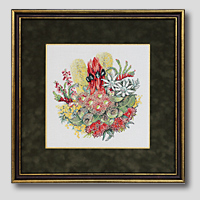 クロスステッチ刺繍額装-466