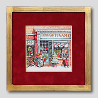 クロスステッチ刺繍額装-469