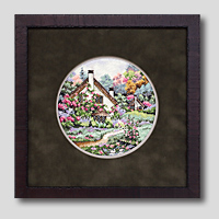 クロスステッチ刺繍額装-468