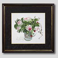 クロスステッチ刺繍額装-474