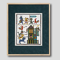 クロスステッチ刺繍額装-479