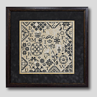 クロスステッチ刺繍額装-480