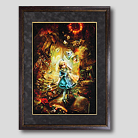 クロスステッチ刺繍額装-483