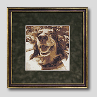 クロスステッチ刺繍額装-482