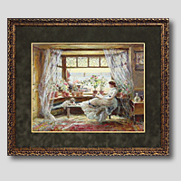 クロスステッチ刺繍額装-486