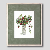 クロスステッチ刺繍額装-489