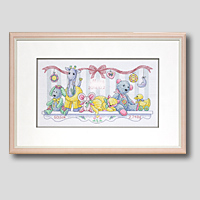 クロスステッチ刺繍額装-491