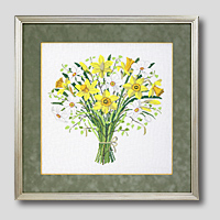 クロスステッチ刺繍額装-493