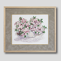 クロスステッチ刺繍額装-498