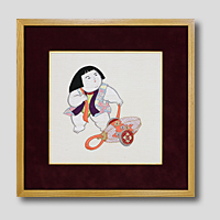 クロスステッチ刺繍額装-500