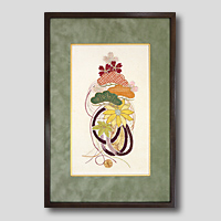 クロスステッチ刺繍額装-501