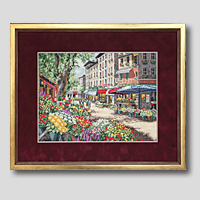 クロスステッチ刺繍額装-504