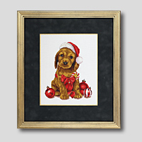 クロスステッチ刺繍額装-505