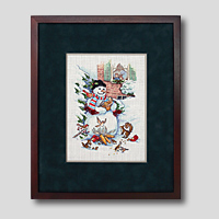 クロスステッチ刺繍額装-506