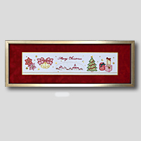 クロスステッチ刺繍額装-508