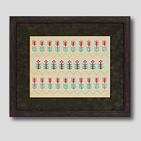 クロスステッチ刺繍額装-509