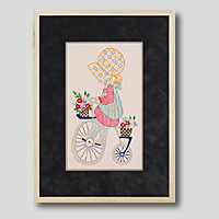 クロスステッチ刺繍額装-512