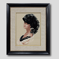 クロスステッチ刺繍額装-514