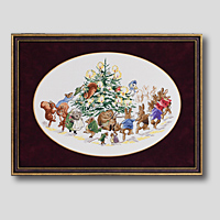 クロスステッチ刺繍額装-518