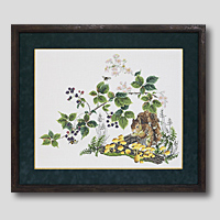 クロスステッチ刺繍額装-525