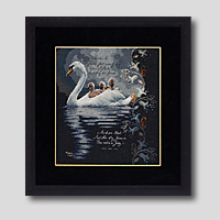 クロスステッチ刺繍額装-521