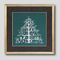 クロスステッチ刺繍額装-522