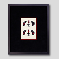 クロスステッチ刺繍額装-537