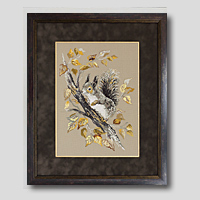 クロスステッチ刺繍額装-534