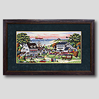 クロスステッチ刺繍額装-538