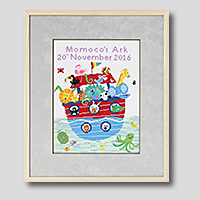 クロスステッチ刺繍額装-543