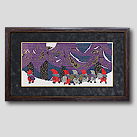 クロスステッチ刺繍額装-544