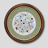 クロスステッチ刺繍額装-545