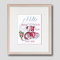 クロスステッチ刺繍額装-546