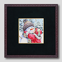 クロスステッチ刺繍額装-548