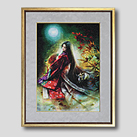 クロスステッチ刺繍額装-561