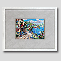 クロスステッチ刺繍額装-562