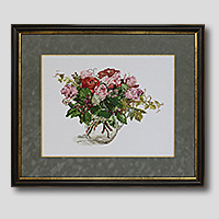 クロスステッチ刺繍額装-563