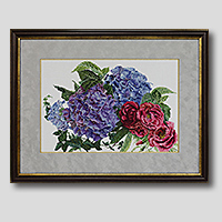 クロスステッチ刺繍額装-564