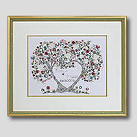 クロスステッチ刺繍額装-568