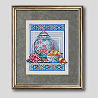 クロスステッチ刺繍額装-571