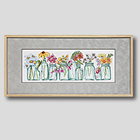 クロスステッチ刺繍額装-572