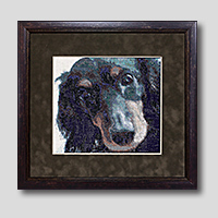 クロスステッチ刺繍額装-574