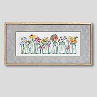 クロスステッチ刺繍額装-579