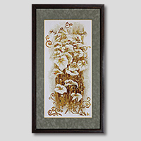 クロスステッチ刺繍額装-584