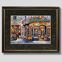 クロスステッチ刺繍額装-589