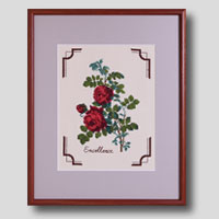 クロスステッチ刺繍額装-25