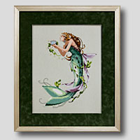 クロスステッチ刺繍額装-32