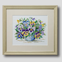 クロスステッチ刺繍額装-3